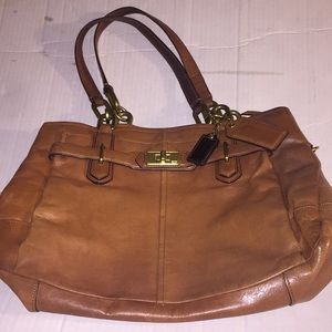 Coach multi pocket handbag